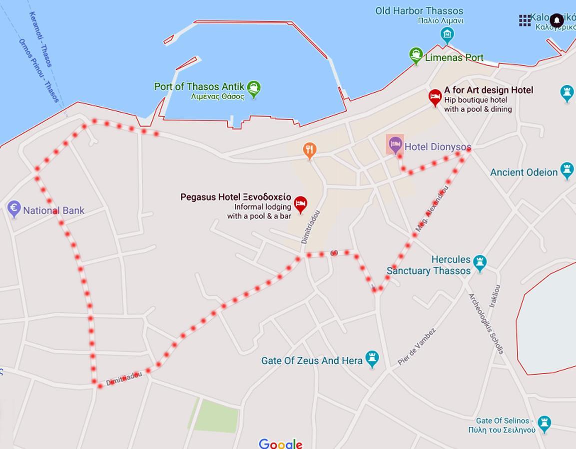 Dionyssos Otel Limenas  Dış mekan fotoğraf